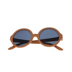 Lunettes de soleil rondes camel enfant