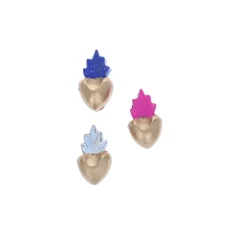 Magnet cœur bleu