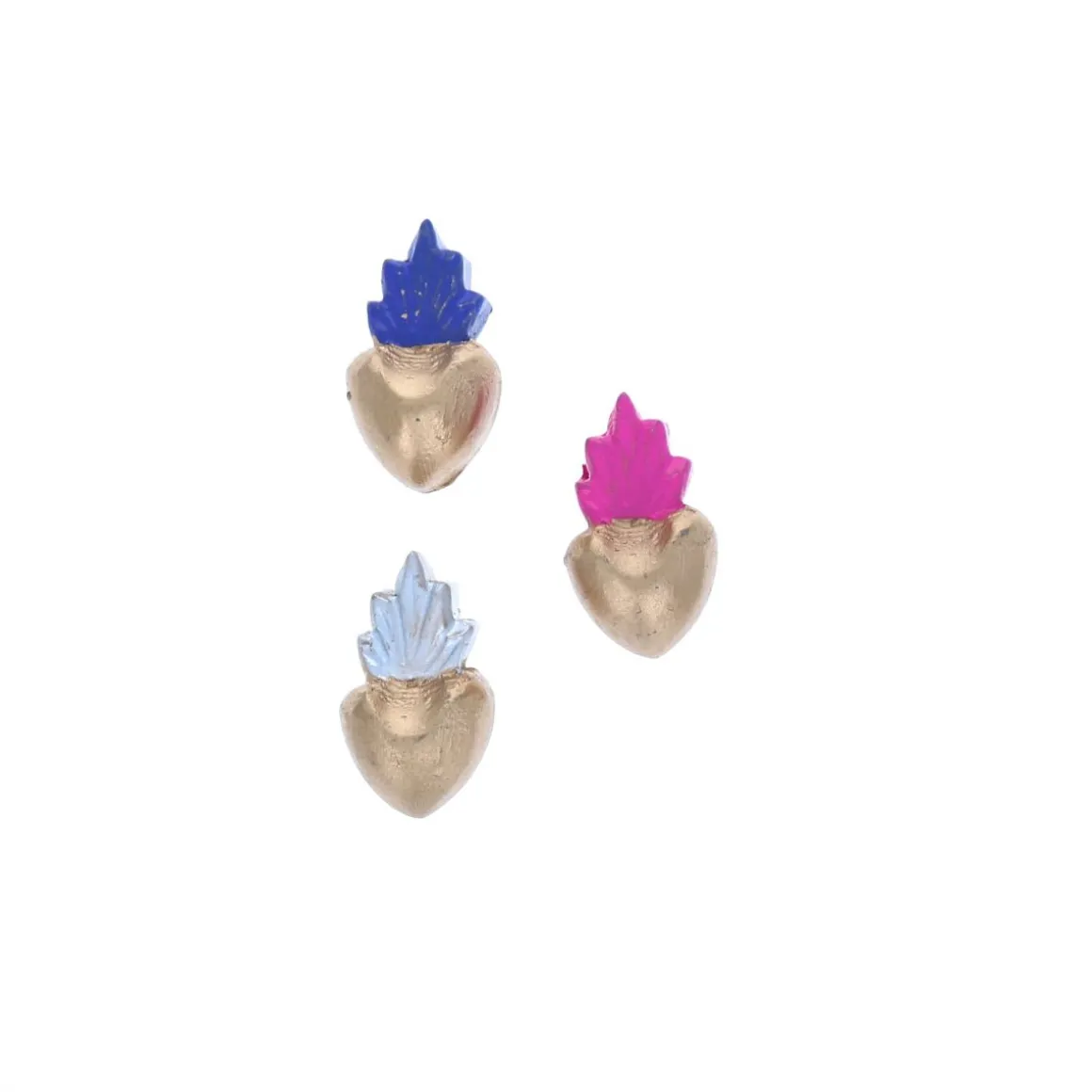 Magnet cœur bleu