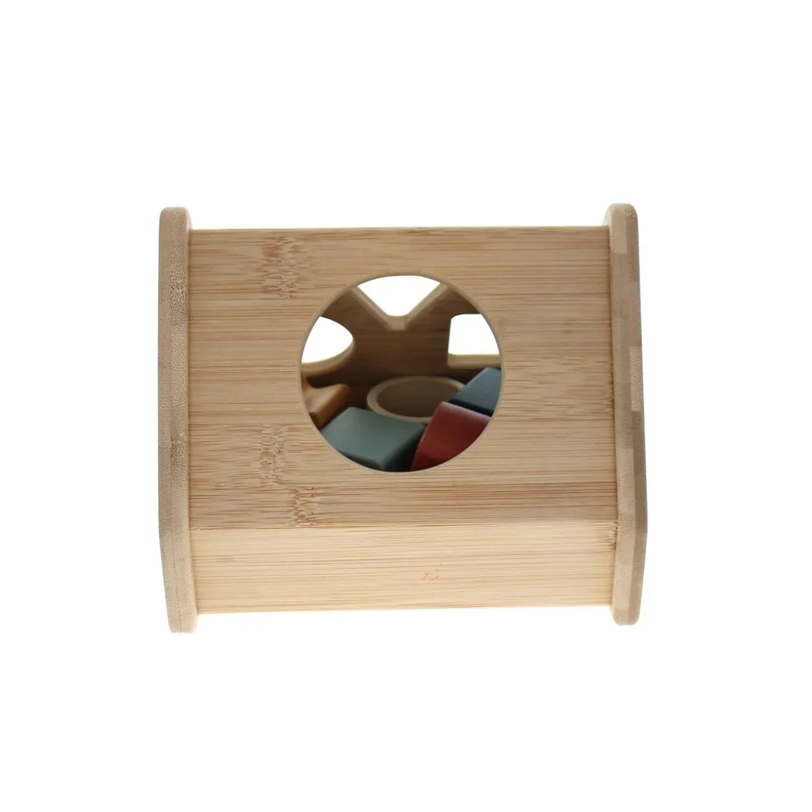 Maison à formes en bois et silicone