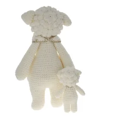 Maman mouton et son bébé en crochet