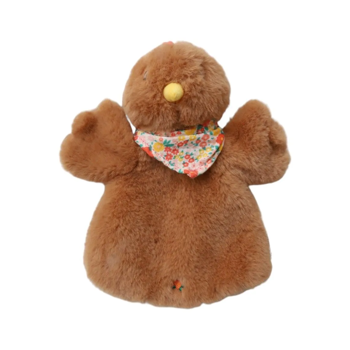 Marionnette peluche Poule - La petite poule rousse