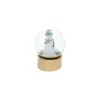Mini boule à neige bonhomme de neige multicolore