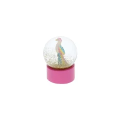 Mini boule à neige perruche multicolore
