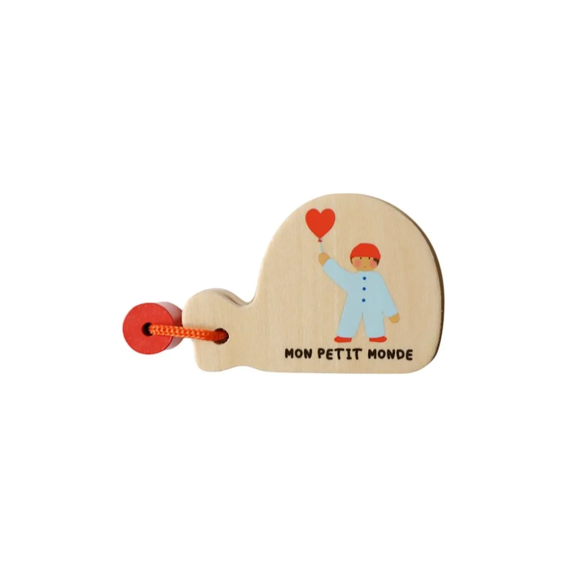 Mini livre imagier en bois