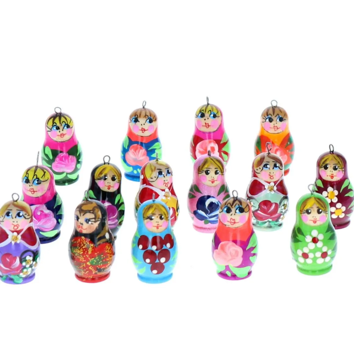 Mini matriochka fleurie