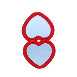 Miroir cœur rouge