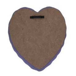 Miroir cœur violet