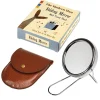Miroir de poche et son étui