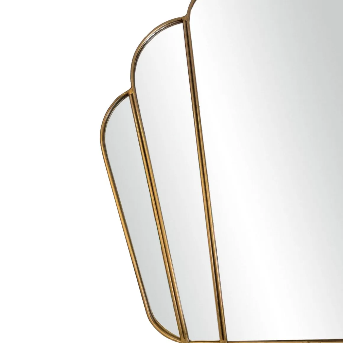 Miroir doré rétro