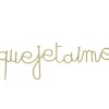 Mot métal Que je t'aime