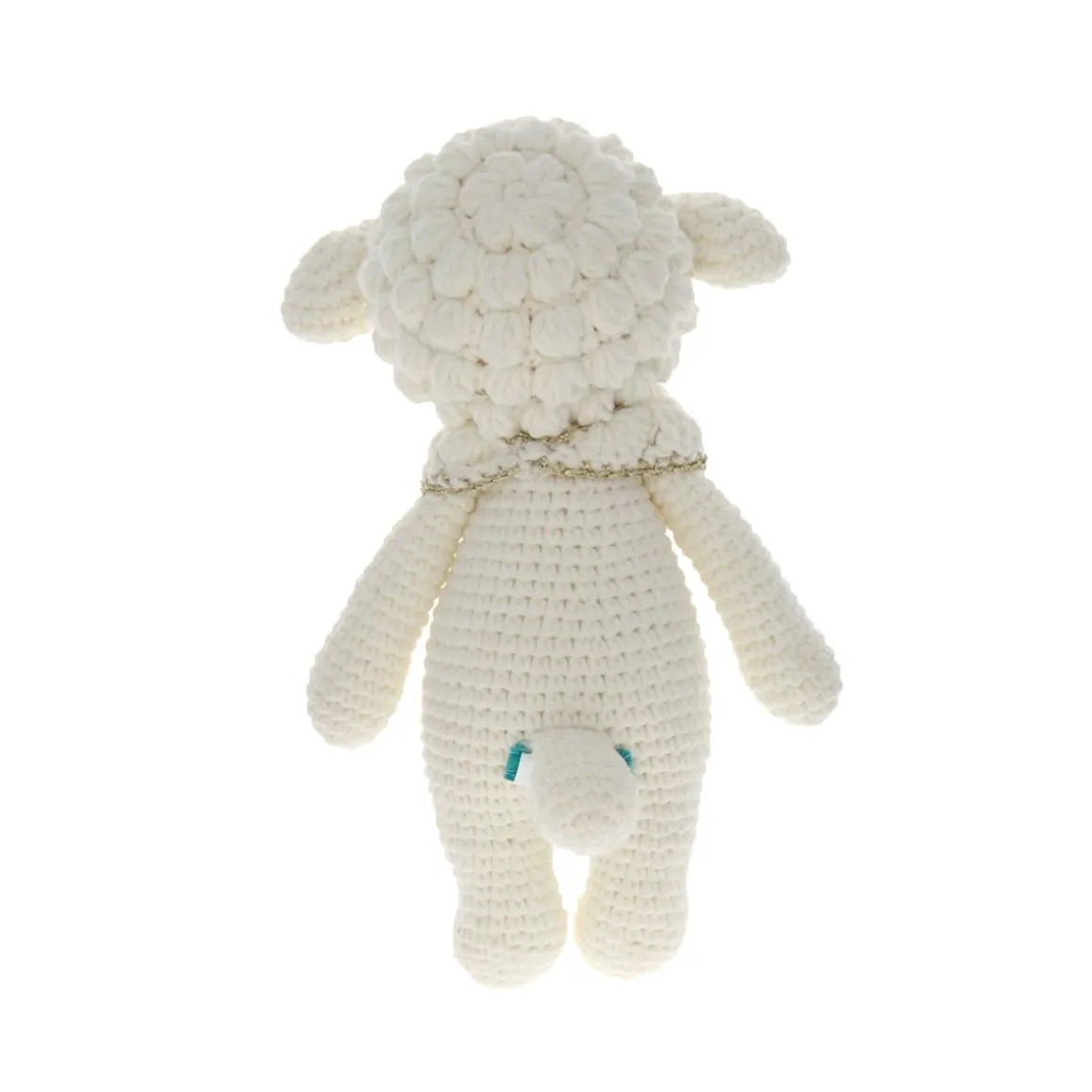 Mouton doré debout en crochet