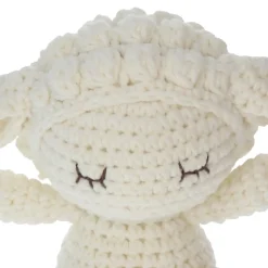 Mouton en crochet assis
