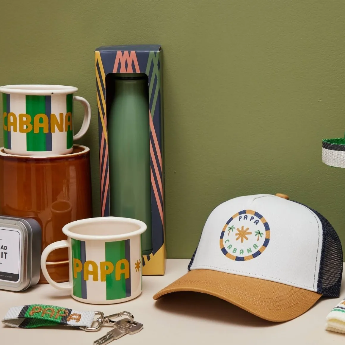 Mug émaillé Papa cabana - Copacabana party !