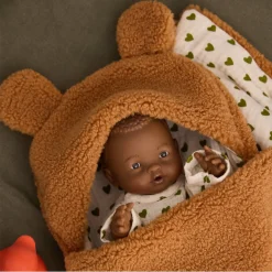 Nid d'ange pour poupée fausse fourrure - Bébé Highland