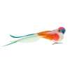 Oiseau à clipser corail multicolore