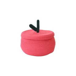 Panier avec couvercle Pomme rose - Dans mon jardin