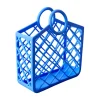 Panier rétro en silicone bleu
