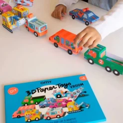 Paper toys 3D Vroom - Véhicules pop-up à construire