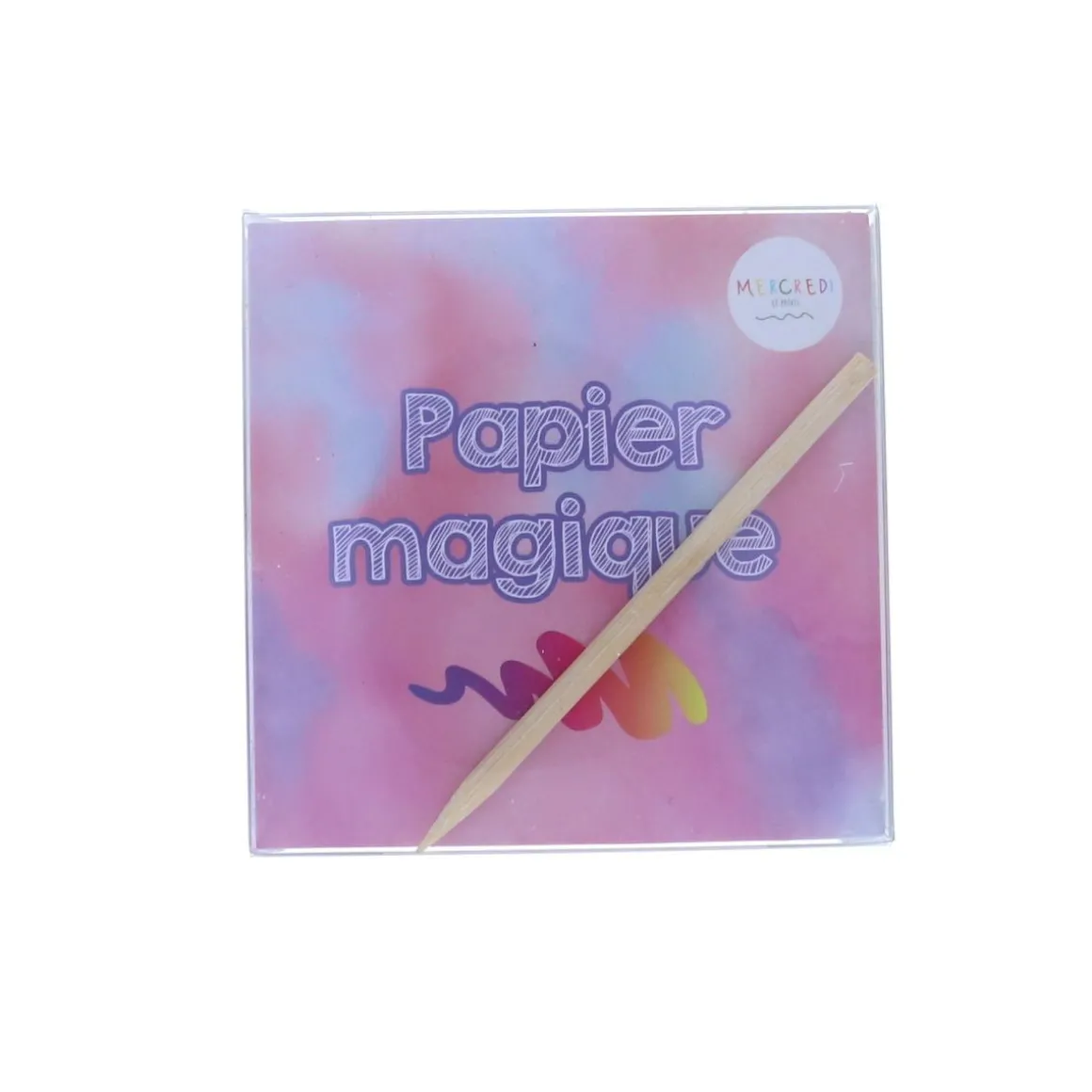 Papier magique rainbow scratch