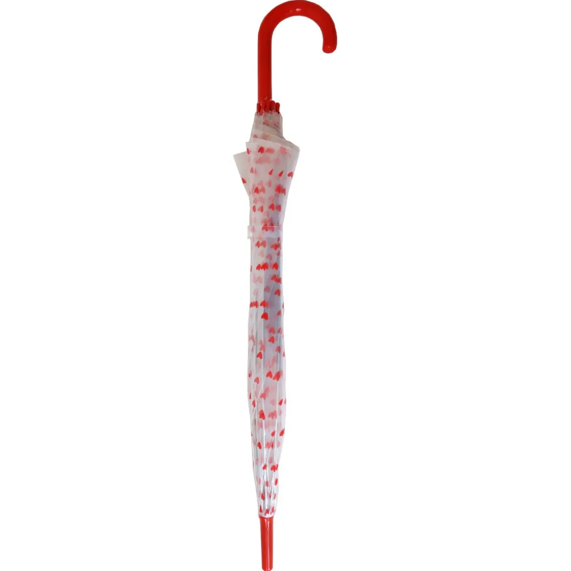Parapluie adulte coeurs rouges