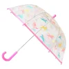 Parapluie enfant rose licornes