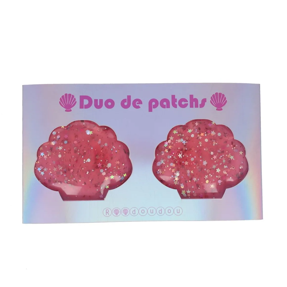 Patchs yeux en gel coquillages