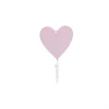 Patere coeur rose