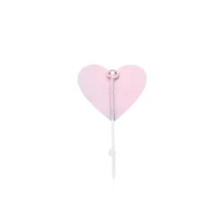 Patere coeur rose