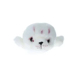 Peluche bébé phoque blanc