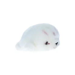 Peluche bébé phoque blanc