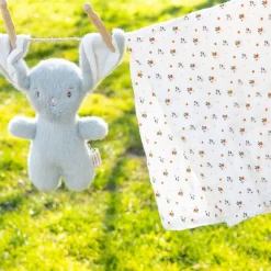 Peluche lapinou vert