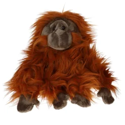 Peluche singe orang-outan marron