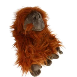 Peluche singe orang-outan marron