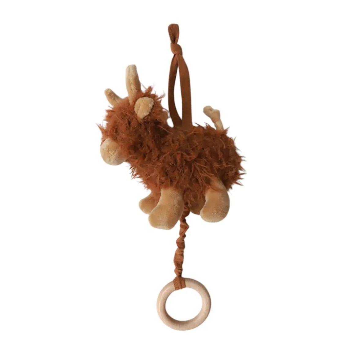Peluche vache musicale - Bébé Highland