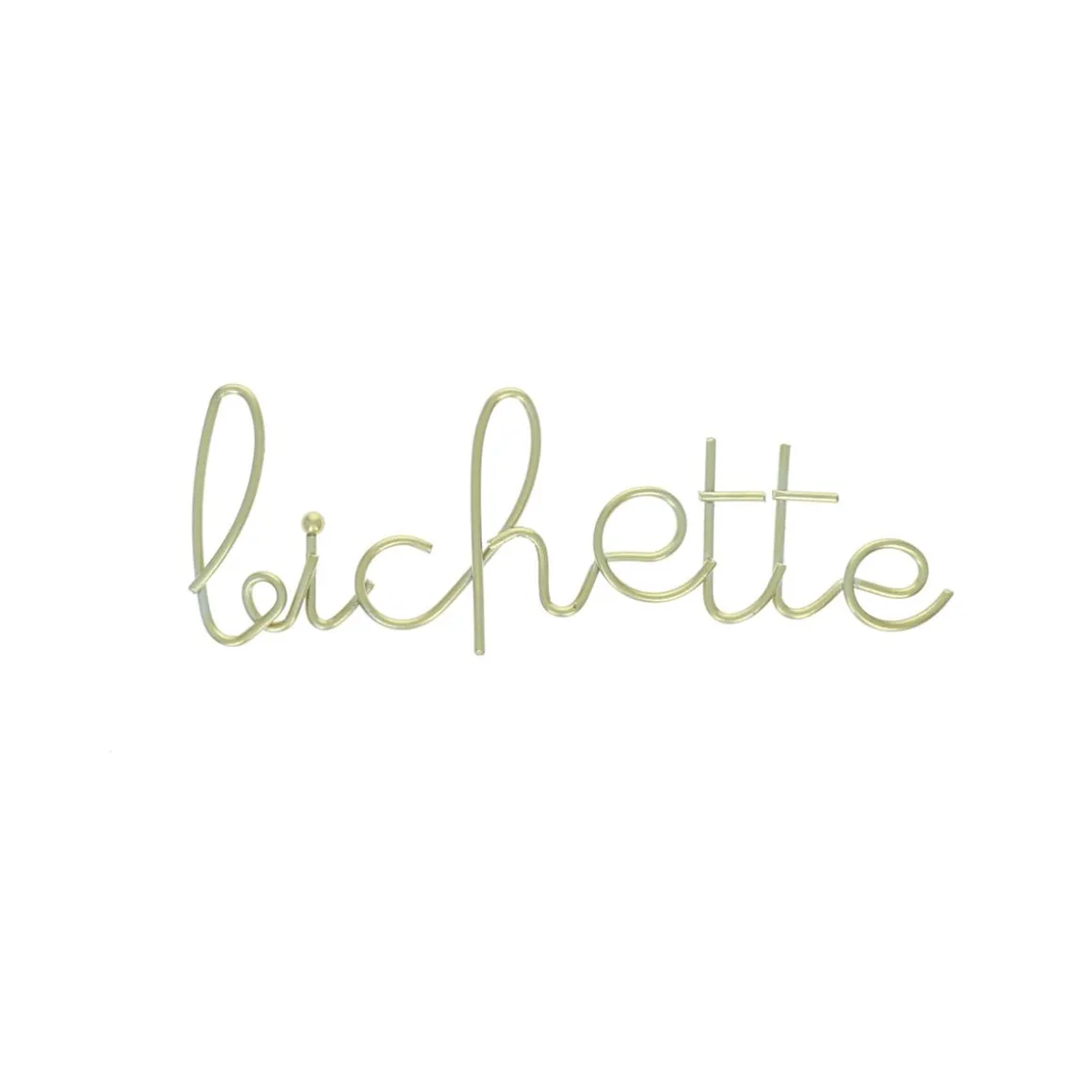 Petit mot métal bichette