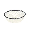 Petit panier rond bord noir
