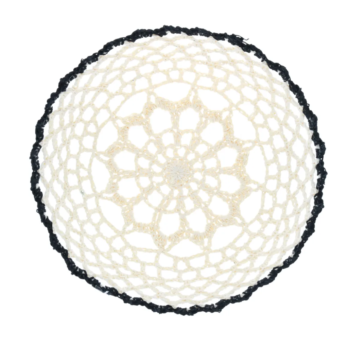 Petit panier rond bord noir