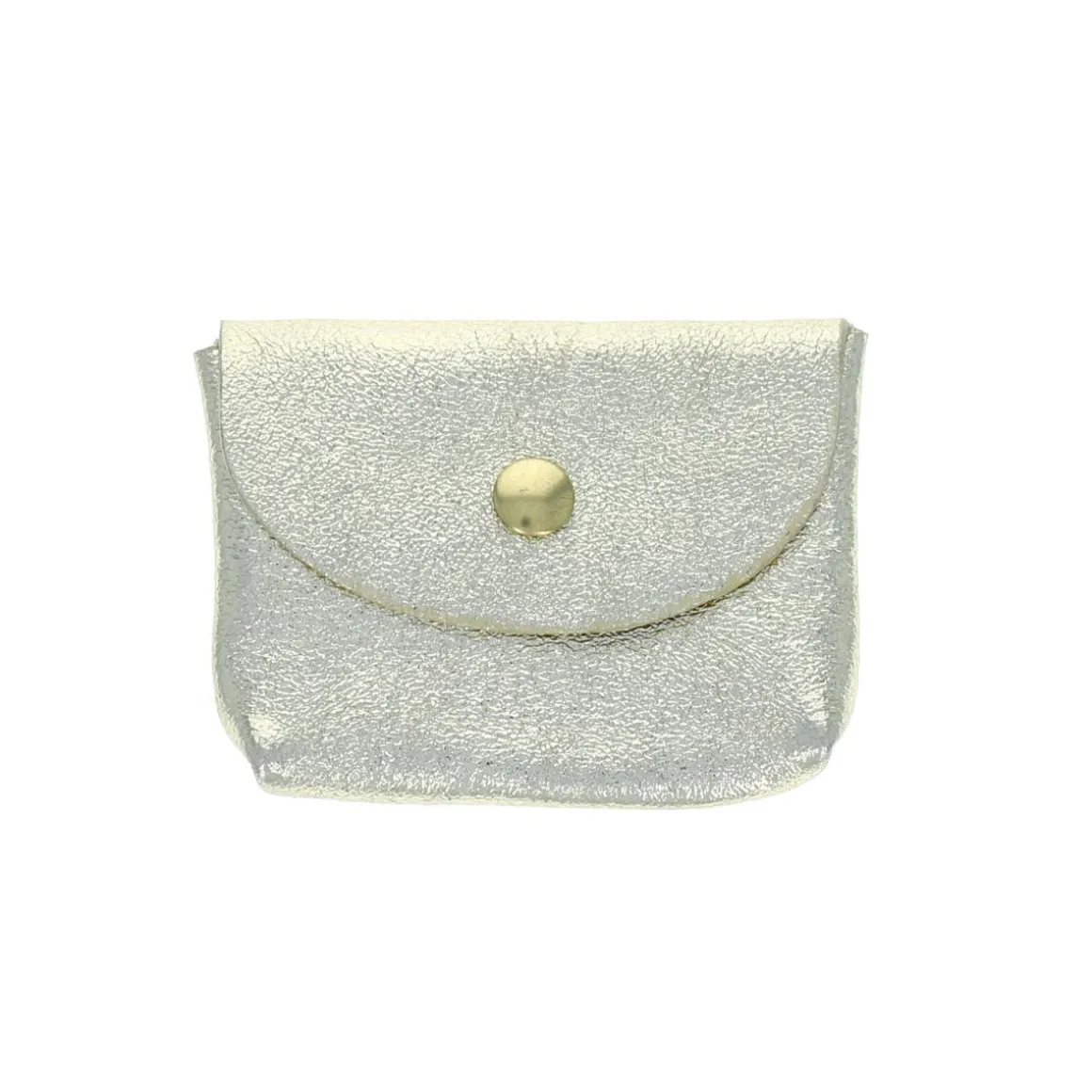 Petit porte cartes cuir doré