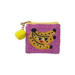 Petit porte-monnaie en perles bananes - Copacabana party !