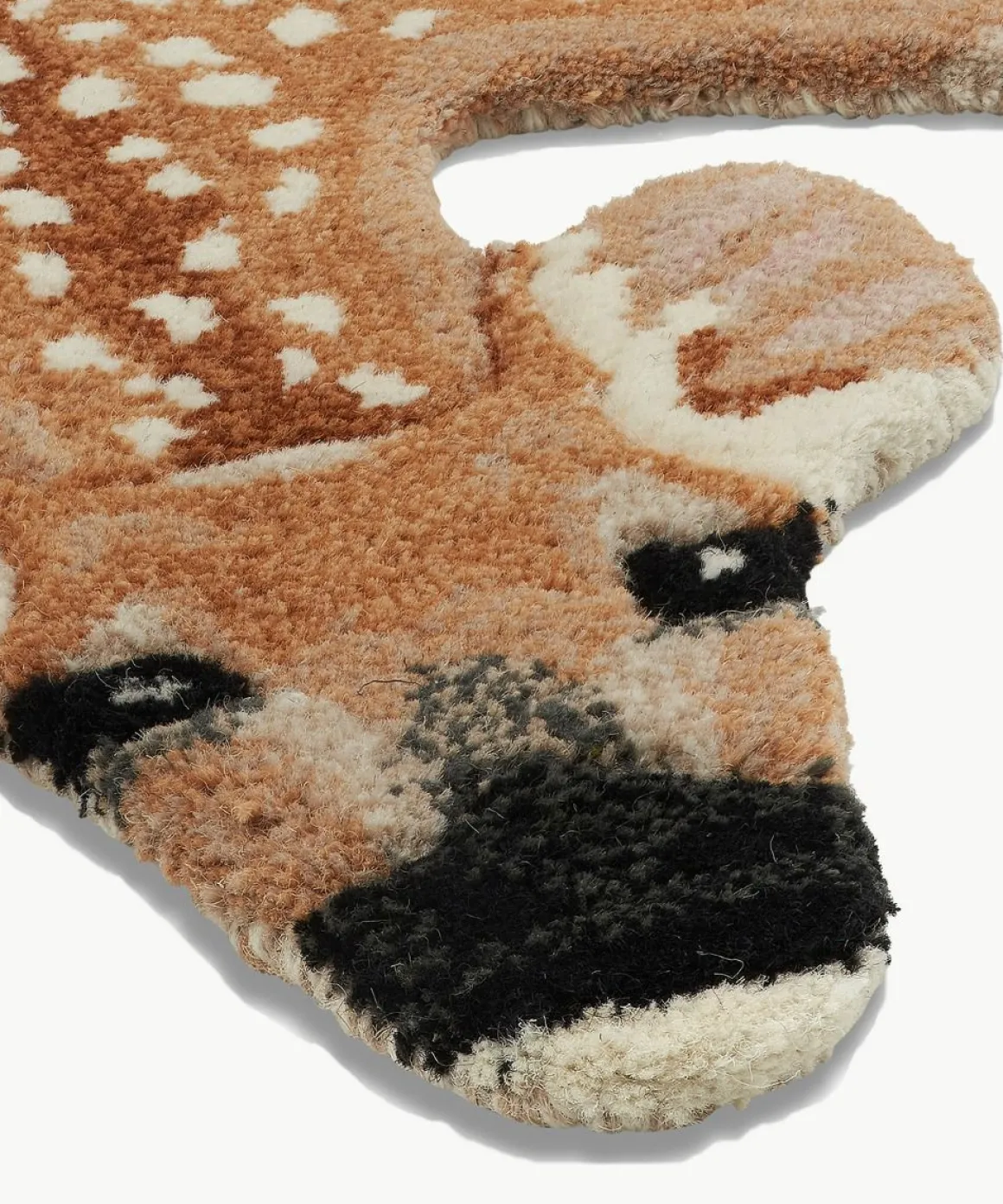 Petit tapis biche Francis marron
