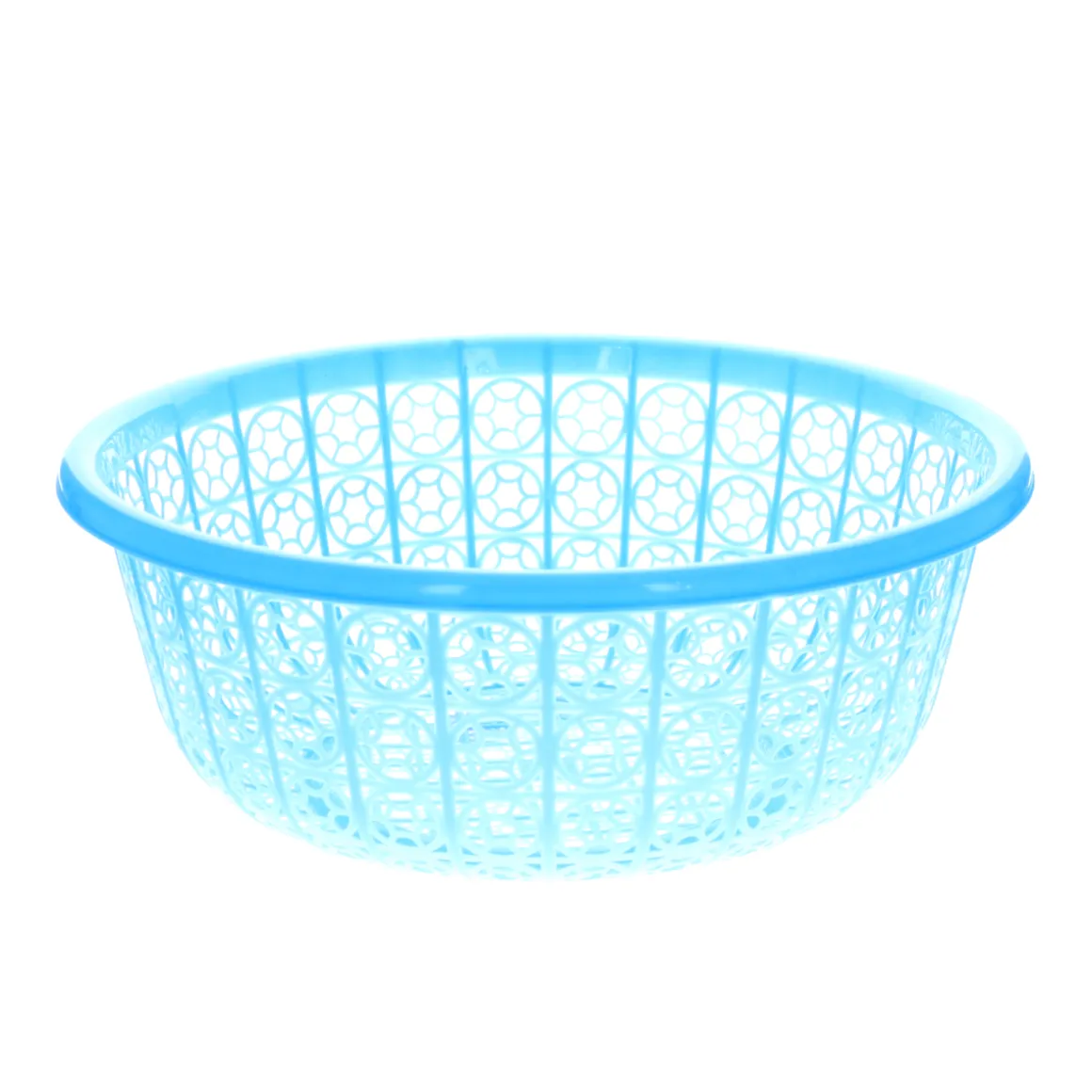 Petite corbeille ronde bleue