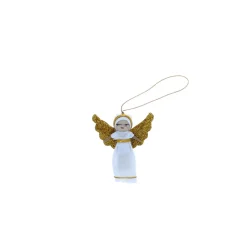 Petite poupée ange blanc porte-bonheur