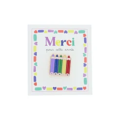 Pin's crayons - Merci pour cette année