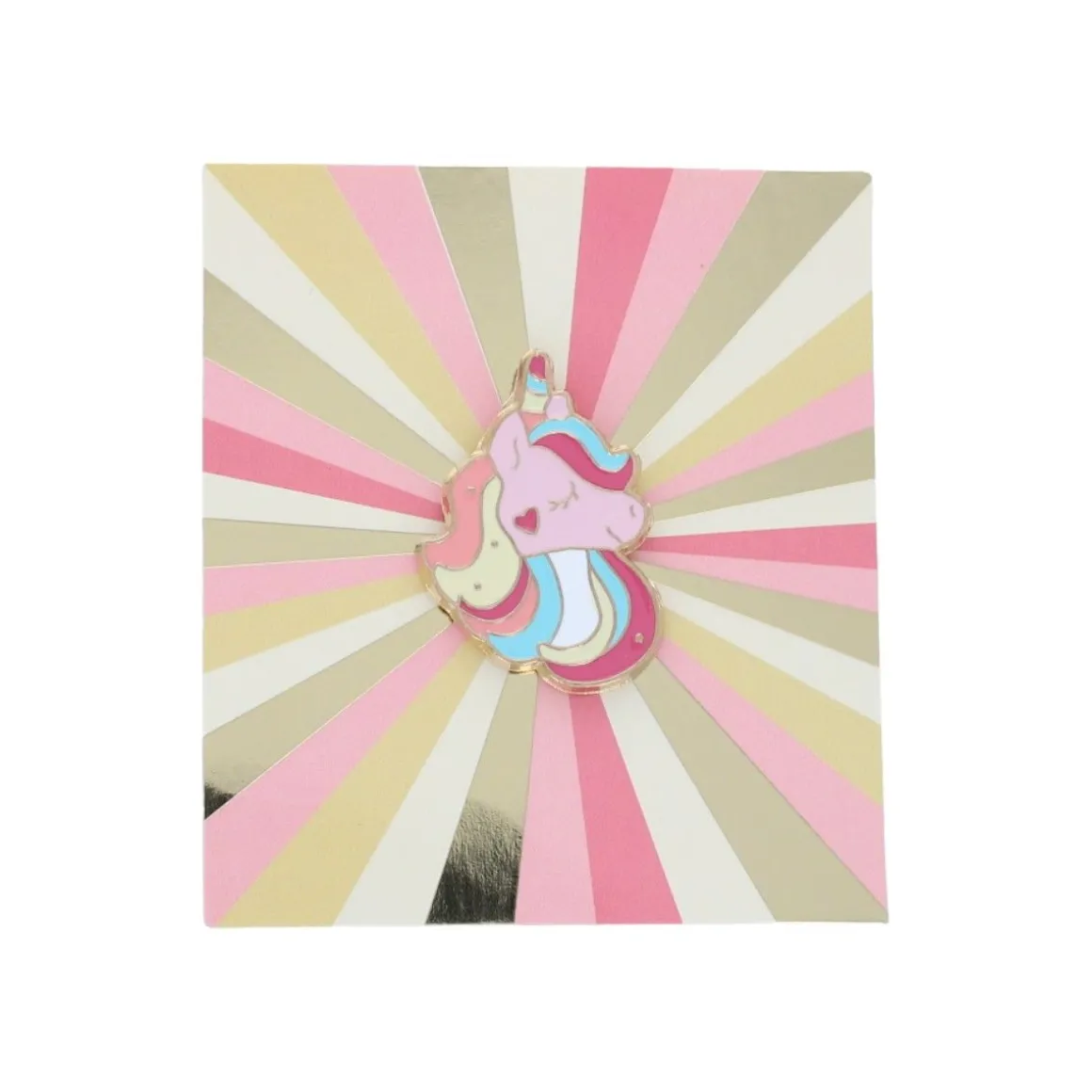Pin's licorne multicolore