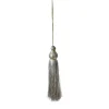 Pompon tassel argenté