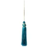 Pompon tassel bleu turquoise