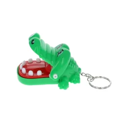 Porte-clés crocodile mordant