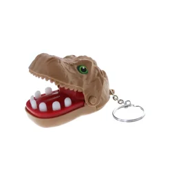 Porte-clés dinosaure mordant