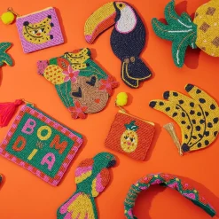 Porte-monnaie en perles toucan - Copacabana party !